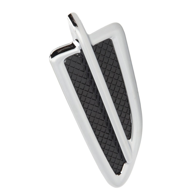 Front Mudguard Vent Molding Chrome Stylish Easy Installation Mud Flap