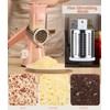 Ourokhome Rotary Cheese Grater Hand Crank, Kitchen Shredder Speed Mandolin