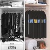 Asiulalt 5 Pack Garment Bag for Hanging Clothes, 55 Inch