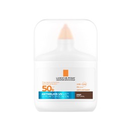 LRP Anthelios UV AIR SPF 50+ Serum Protector Solar 50ml Oscuro Natural | Tono Obscuro Natural, Ácido Hialurónico, Niacinamida, Vitamina E, Textura Ligera