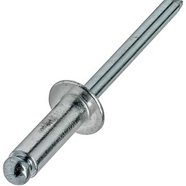 Pop Rivets 3/32" x 3/8" Aluminum Body Steel Mandrel Dome Head Blind Pack of 1000 Fastener Set LS11921F