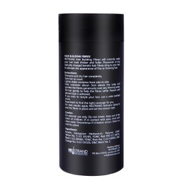 RESTRAND Hair Building Fibres. The Latest Generation of Fibres. Instantly Hide Hair Loss. 14 Colours Available, Large 28g Pot. (Very Dark Brown)