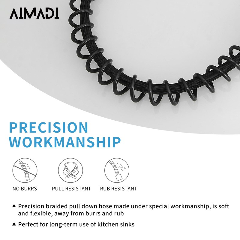 Oil Rubbed Bronze Kitchen Faucet,AIMADI Commercial Style Spring Kitchen Sink