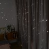 Kinryb Star Cutout Blackout 95 Inches Curtains Double Layer with