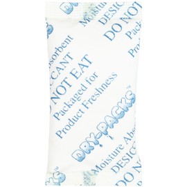 Dry-Packs Absorbent Industries Silica Gel in Tyvek Rechargeable Dehumidifier Absorbs Moisture 5 Gram 200PK