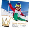 iplusmile Elegant Crown Helmet Decoration Motorcycle Ski Helmets Durable and