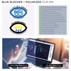 Blue Light Blocking Clip On Glasses for Computer, Digital, Screen