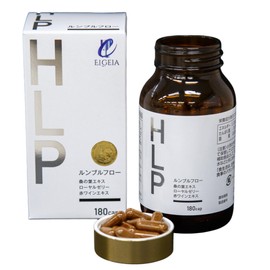 Elgea Rumbleflo Dry Worm Worm Powder HLP Supplement, 180 Tablets, Approx. 30 Day Supplement, Made in Japan, Royal Jelly, Mulberry Leaf Extract, Powder Red Wine Extract