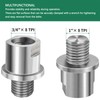 Lathe Headstock Spindle Adapter 1inx8TPI Male 5/8inx10TPI Female Thread Wood