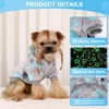 Wansommy Dog Sweater, Glow in The Dark Dog Hoodie, Soft