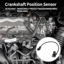 TUCKBOLD Crankshaft Position Sensor for Kia Sportage 2.0 1995-2001 Sturdy No.0K08A18891 Engine Crank CKP Sensor Black 1 Pc