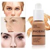 2 Pack PHOERA Foundation,Durable Waterproof Matte Foundation, Matte Oil Control