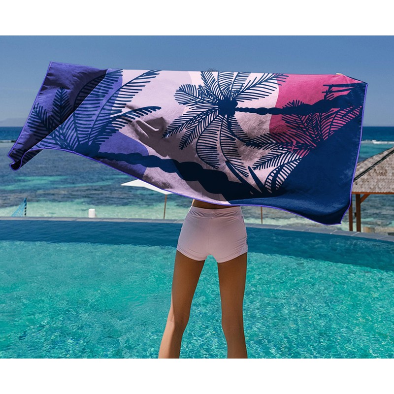Style Slice Beach Towel Extra Large Microfibre Towel Beach Towels,
