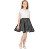 BlackButterfly Children's Vintage 1950s Girls Swing Circular Skirt - Full