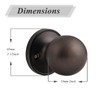Probrico Dummy Door Knobs Interior Door Pulls Handles, Interior Door