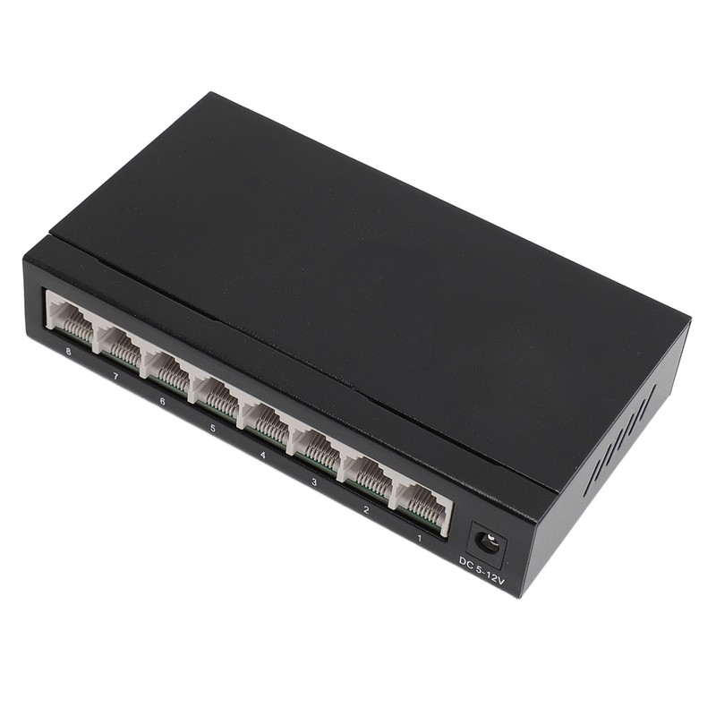 Fast Ethernet Switch 8 Ports 10 100 1000Mbps Anti Thunder