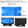 CD60 Multifunctional Digital Car Automobile Thermometer Gauge with Time Navigation