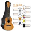 EASTROCK Concert Ukulele Mahogany Beginner 23 inch Ukelele Big Package