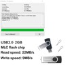 lcwamy USB 2GB USB Flash Drive 20 Pack Bulk Swivel