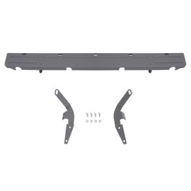 HECASA Rear Bumper Reinforcement Compatible with 2002-2006 Dodge Sprinter Bumper Support Impact Bar Steel Powder Coated Black Replacement for 5129552AA