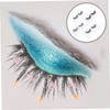 FOMIYES 4pairs Butterflies Glitter Eyelashes Long Dramatic False Lashes Lash