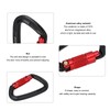 Auto Locking Rock Climbing Carabiner D Shaped Carabiner Yoga Hammock