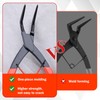 LEONTOOL Curved Long Snap Ring Pliers for Holes, 90° Snap