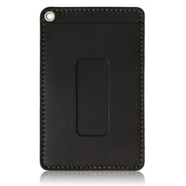 Sapporo Leather Craftsman Museum Pass Case, Periodic Pass Case, Made in Japan, Cowhide Leather, Oiled Leather, Black