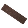 6pcs Stair Mat Self Adhesive Reusable Stair Mat Brown