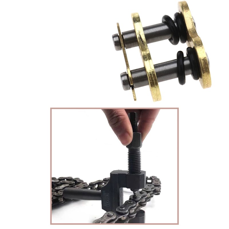 Universal Motorcycle Clip Chain Lock for 525 VX Ring Pitch