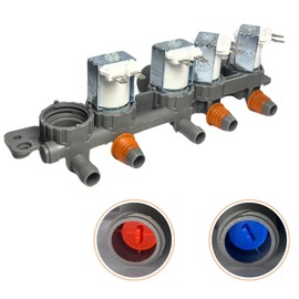 AJU75152602 washer inlet water valve, OEM washing machine valve Assembly Replacement Part for LG replace 5221EA1008S, 4873914, AP6335382, PS12580369, EAP12580369, PD00060681