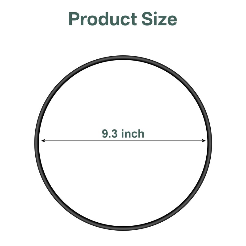 Black Lid Latch Strap Rubber Band 6,7,8 Quart Compatible for