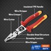 9 Inch 1000V Insulated Linesman Pliers, Multipurpose Insulated Combination Pliers