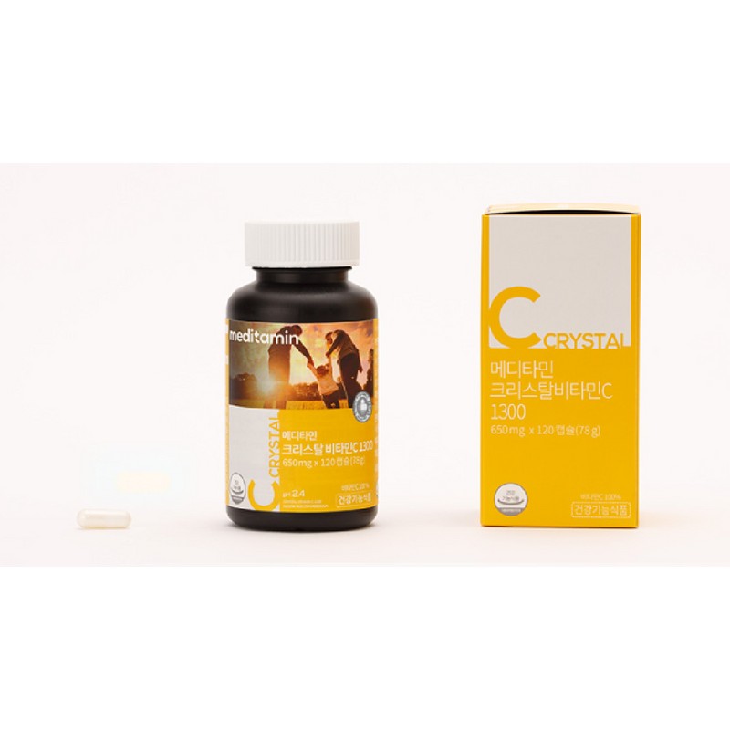 Meditamine Crystal Vitamin C 1300 78g 120 tablets 2 /