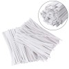 Tangyinrd 500 Pcs 5" White Paper Twist Ties Reusable Bread