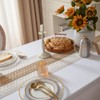 Table Runner,Linen Rustic Beige Tabletop Runners ,Macrame Table Runner with
