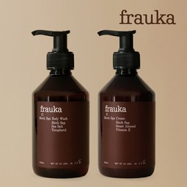 Frauka Birch Spa Body Wash 300ml x 1 + Body Lotion 300ml x 1 / 프라우카 버치 스파 바디워시 300ml 1개 + 바디로션 300ml 1개
