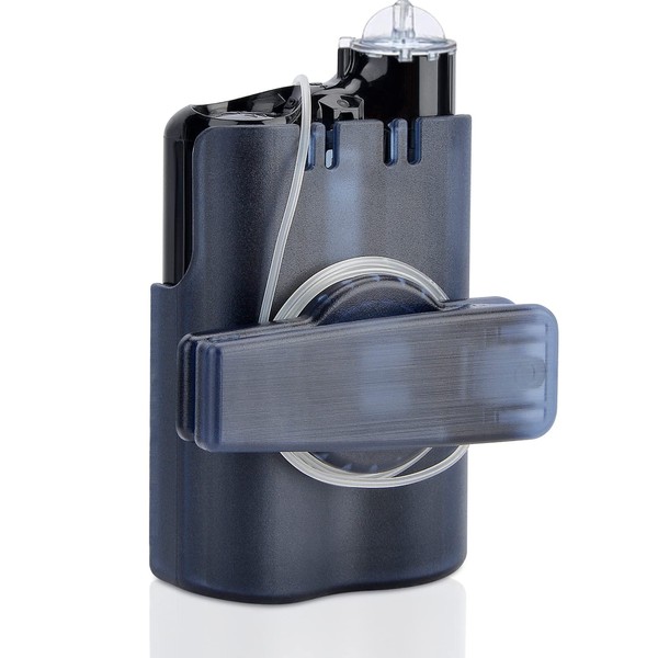 iGuerburn-Caja de bomba giratoria de 360° para bombas Medtronic MiniMed 670G 770G 630G 640G 780G, clip de cinturón de bomba giratoria de insulina MiniMed para diabéticos (azul)