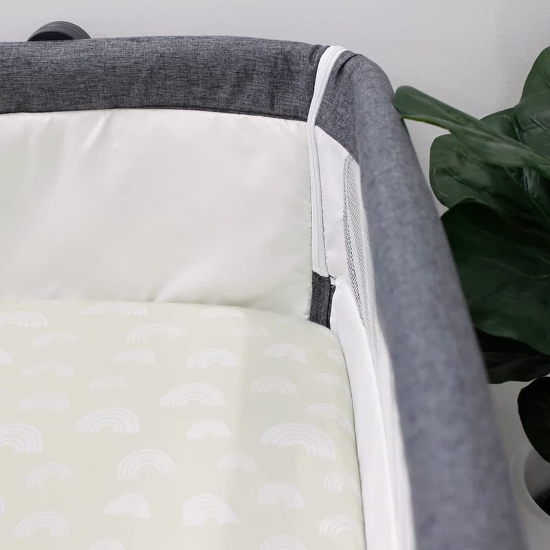 2PK Bubba Blue 55x84cm Nordic Jersey Co-Sleeper Fitted Sheet 0-12m