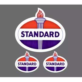 n/a Standard Oil Co Vintage Look Vinyl Decal Sticker Std Oil Gas 3.5" - 3for1