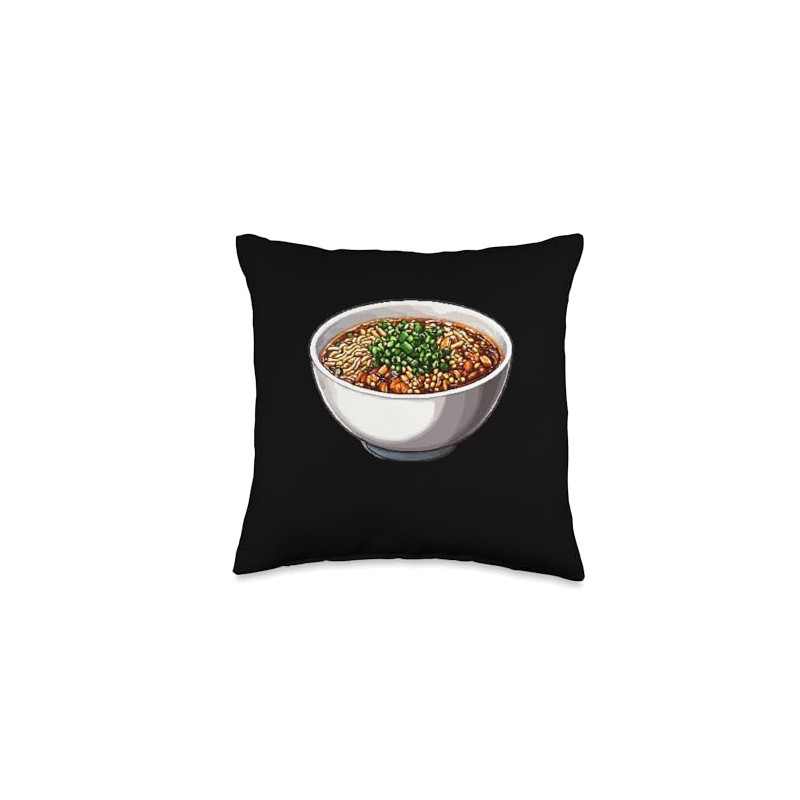 Furikake 16 Bit Pixel Art Throw Pillow