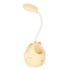 LED Table Lamp USB Charging Gooseneck Reading Light Pen Holder