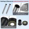 Front Left & Right Upper A Arm Bushing Kit Compatible