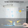 ShiureBath 10 Inch Shower Faucet Set, Rainfall Shower System with
