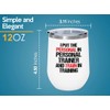 Luxe Gifting Personal Trainer White Edition Wine Tumbler 12oz -