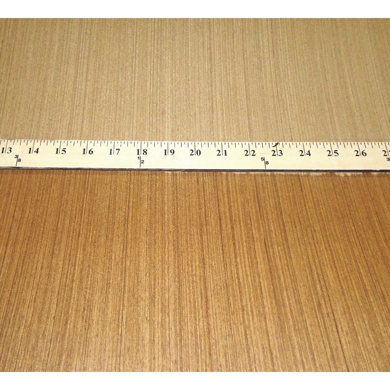 Teak Golden Composite Wood Veneer 24" x 48" with Paper