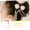 Baluue Chinese Tassel Hair Clip Elegant Ancient Design and Crystals