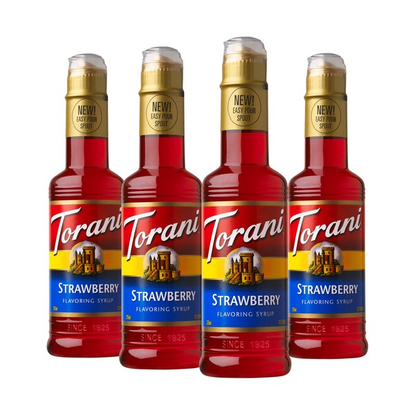 Torani Syrup, Strawberry, 12.7 Ounce, 4 Count