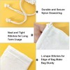 Uadme Cotton bag, cotton bag with drawstring, 22 x 28