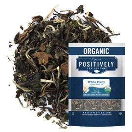 Organic Positively Tea Company, White Peony White Tea, Loose Leaf, 4 Ounce